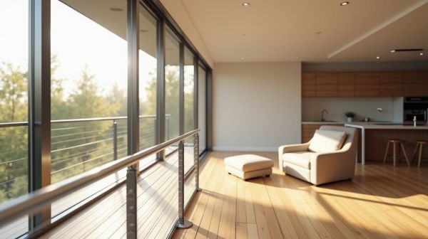Sécurisez votre espace avec un garde corps câble inox design